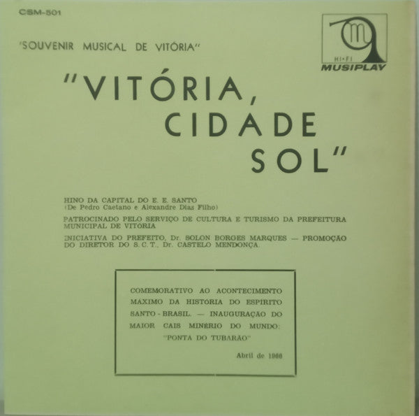 Jorge Goulart - Vitória, Cidade Sol / Campinho Das Luas De Mel