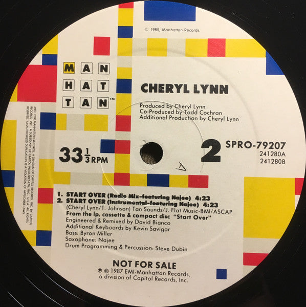 Cheryl Lynn feat. Najee - Start Over