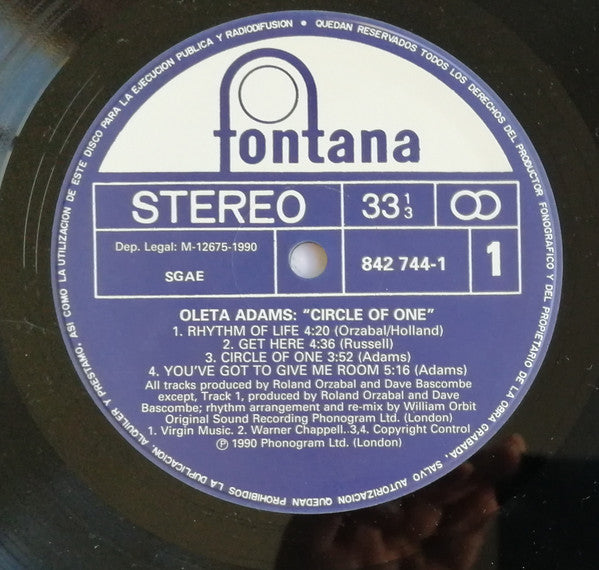 Oleta Adams - Circle Of One