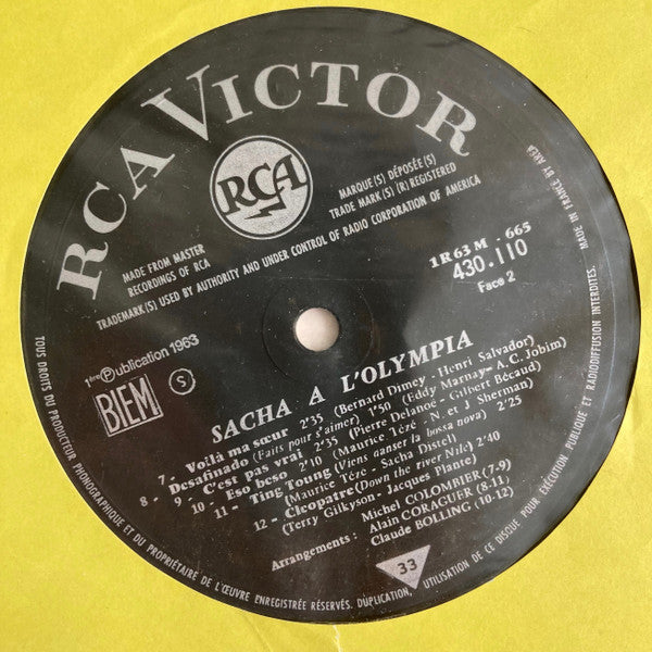 Sacha Distel - Sacha Distel A L'Olympia