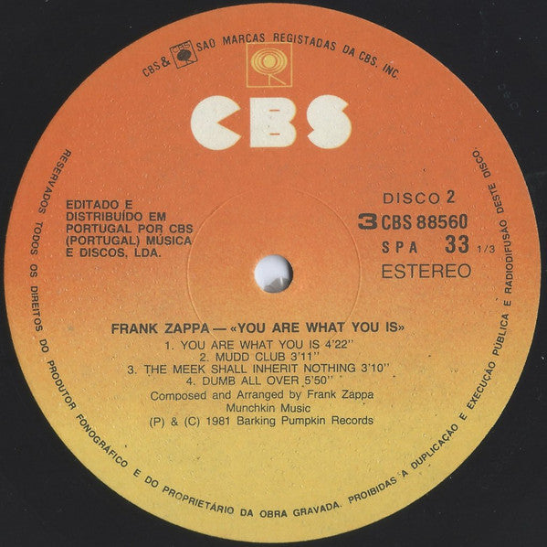 Frank Zappa - You Are What You Is