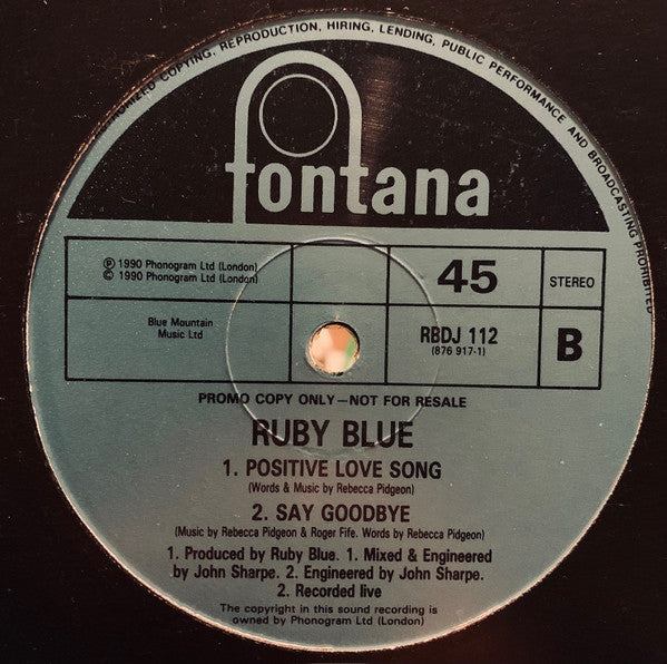 Ruby Blue - The Quiet Mind - For Joe