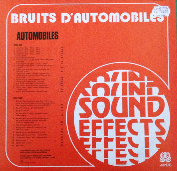 No Artist - Bruits D'Automobile