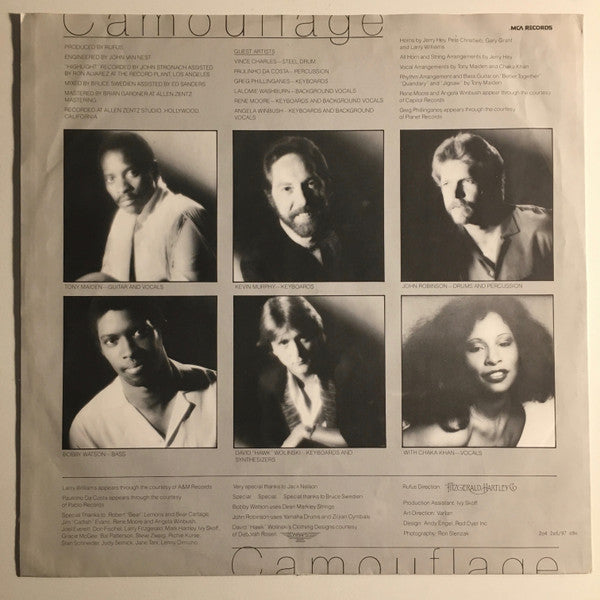 Rufus & Chaka Khan - Camouflage