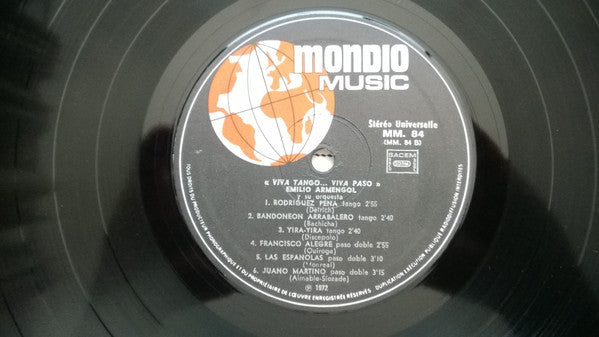 Emilio Armengol Et Son Orchestre - Viva Tango...Viva Paso