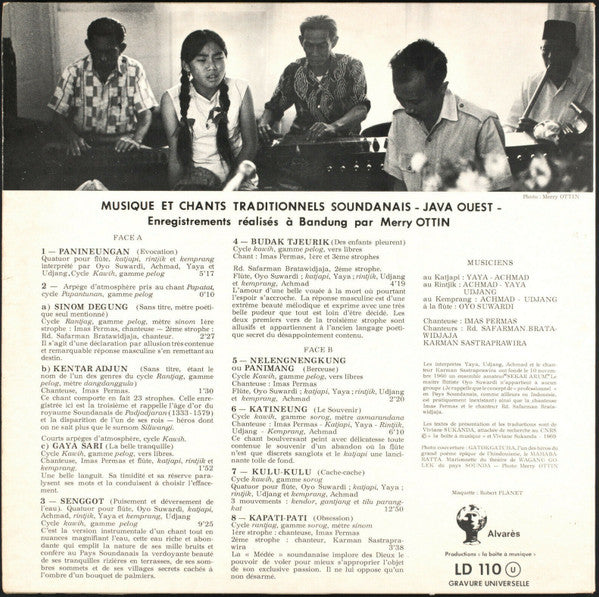 Various - Java - Pays Sounda - Musique Et Chants Traditionnels