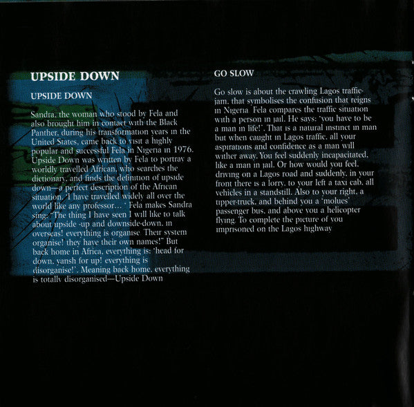 Fela Kuti - Upside Down / Music Of Many Colours