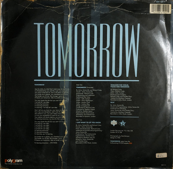 The Communards - Tomorrow
