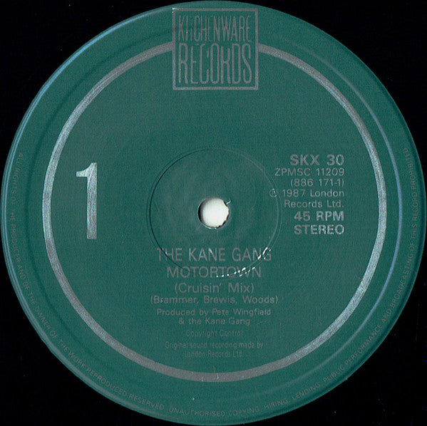 The Kane Gang - Motortown