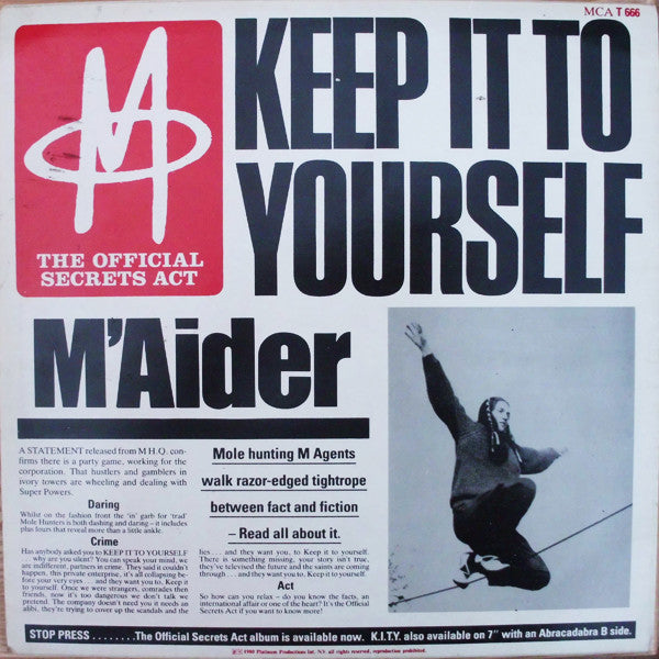 M (2) - Keep It To Yourself