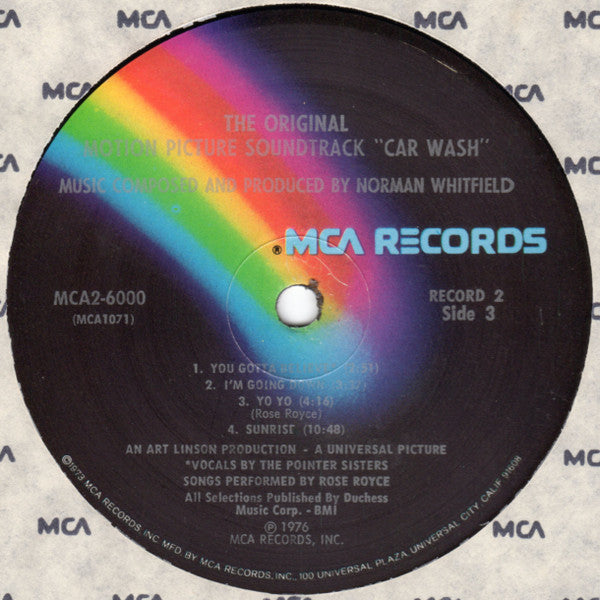 Norman Whitfield - Car Wash (Original Motion Picture Soundtrack)