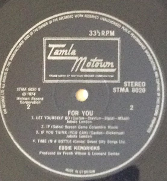 Eddie Kendricks - For You