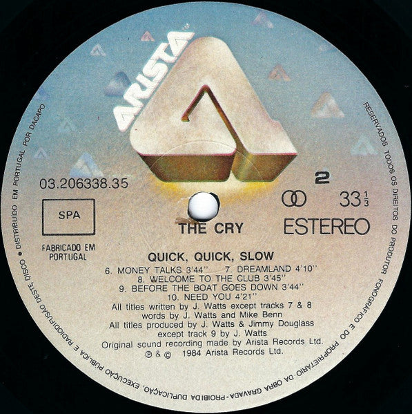 The Cry Featuring John Watts - Quick Quick Slow