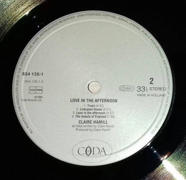 Claire Hamill - Love In The Afternoon