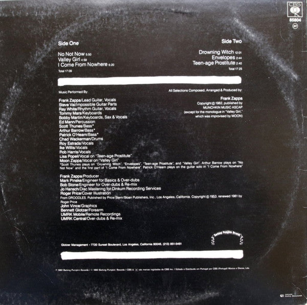 Frank Zappa - Ship Arriving Too Late To Save A Drowning Witch