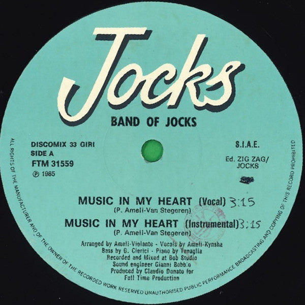 Band Of Jocks - Music In My Heart