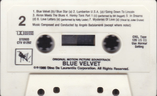 Angelo Badalamenti - Blue Velvet (Original Motion Picture Soundtrack)