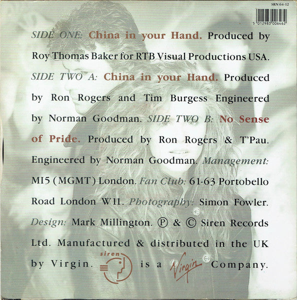 T'Pau - China In Your Hand