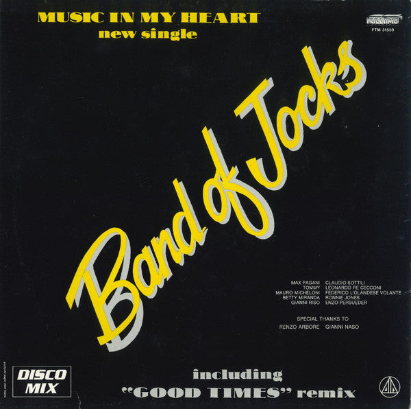 Band Of Jocks - Music In My Heart