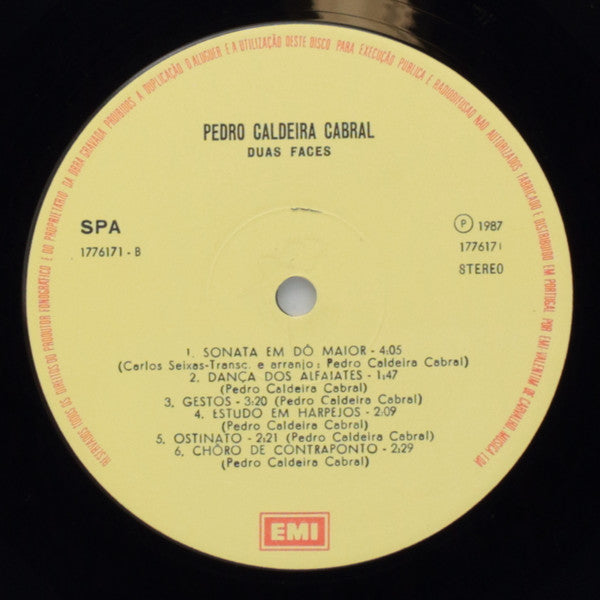 Pedro Caldeira Cabral - Duas Faces
