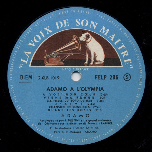 Adamo - Adamo À L'Olympia