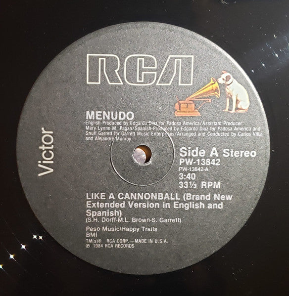 Menudo - Like A Cannonball