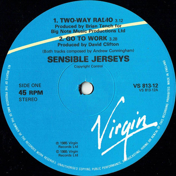 Sensible Jerseys - 2 Way Radio