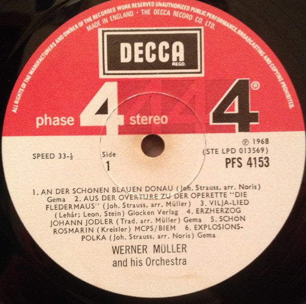 Werner Müller Und Sein Orchester - Vienna