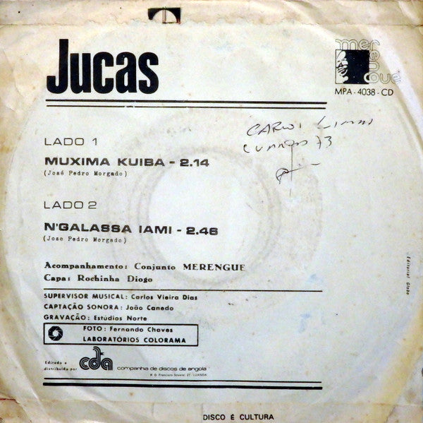 Jucas - Muxima Kuiba / N'Galassa Iami