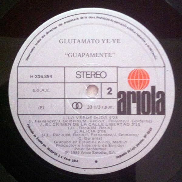 Glutamato Ye-Ye - Guapamente
