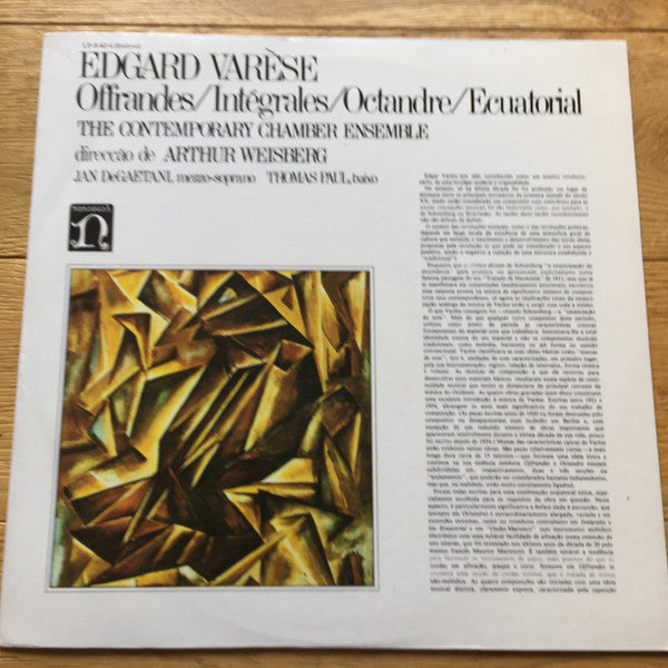 Edgard Varèse - Offrandes / Intégrales / Octandre / Ecuatorial