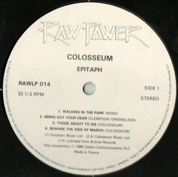 Colosseum - Epitaph