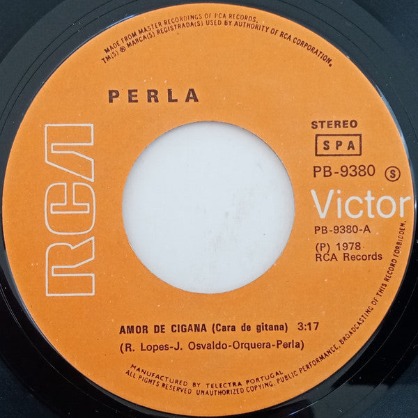 Perla (4) - Cara De Gitana (Amor De Cigana) / Os Amantes