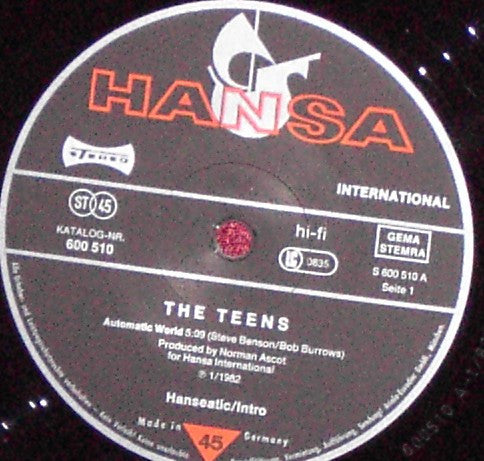 The Teens - Automatic World