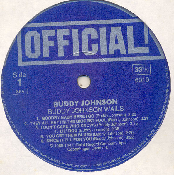 Buddy Johnson And His Orchestra - Wails