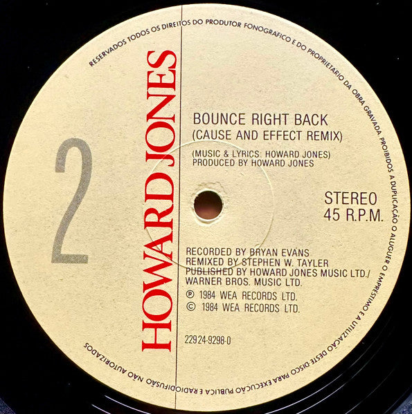 Howard Jones - Like To Get To Know You Well