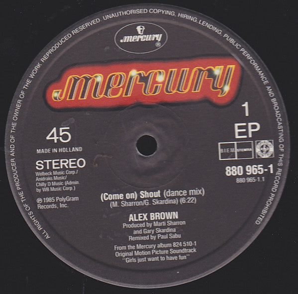 Alex Brown - (Come On) Shout