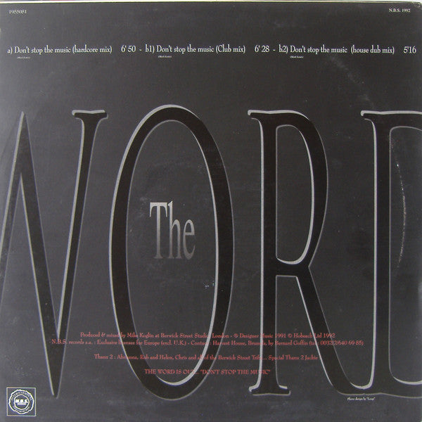The Word - Don't Stop The Music