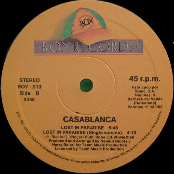 Casablanca - Hot Nights In Ibiza