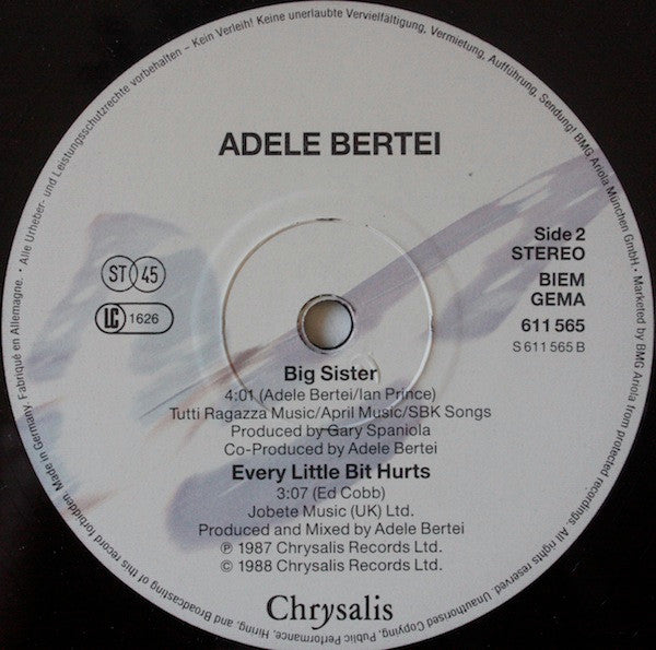 Adele Bertei - Little Lives, Big Love