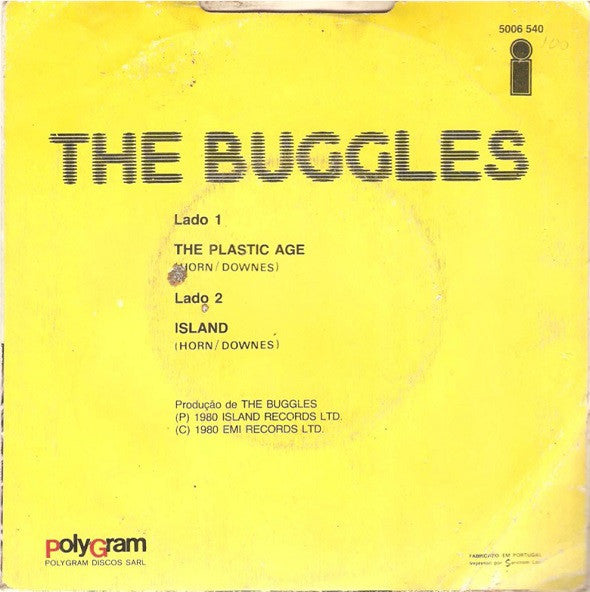 The Buggles - The Plastic Age