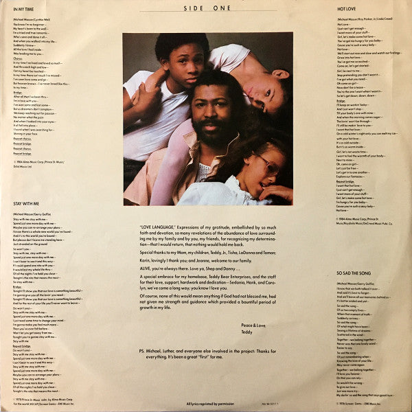 Teddy Pendergrass - Love Language