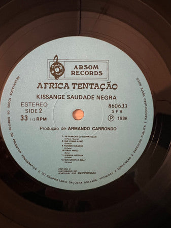 África Tentação - Kissange - Saudade Negra