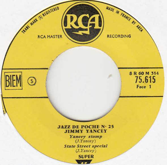 Jimmy Yancey - Jazz De Poche N° 25