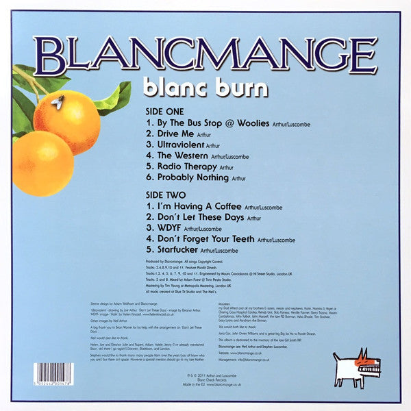Blancmange - Blanc Burn