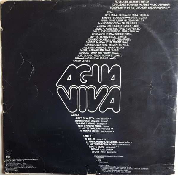 Various - Agua Viva (Trilha Sonora Original Da Novela)