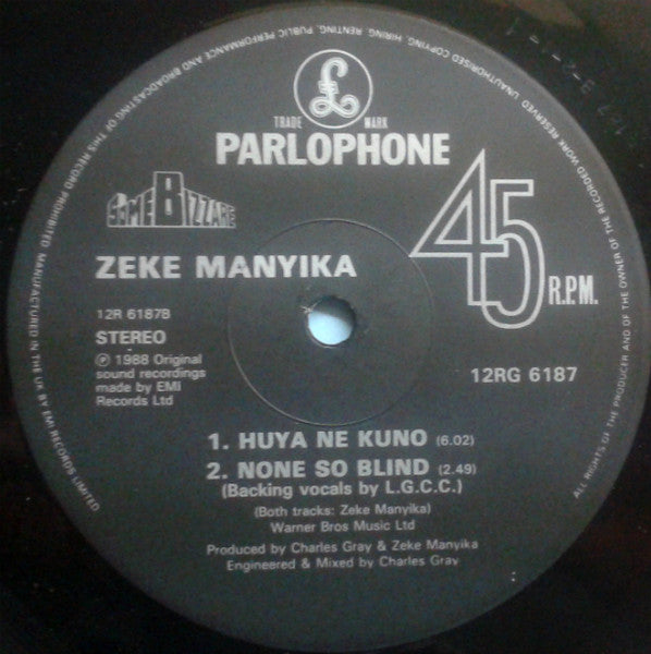 Zeke Manyika - Bible Belt