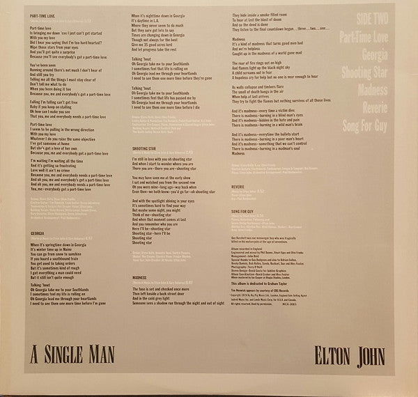 Elton John - A Single Man