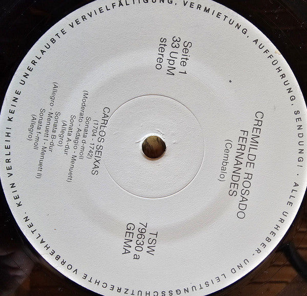 Carlos Seixas - Portugiesische Cembalomusik des 18. Jahrhunderts