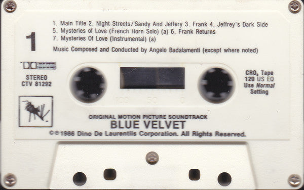 Angelo Badalamenti - Blue Velvet (Original Motion Picture Soundtrack)